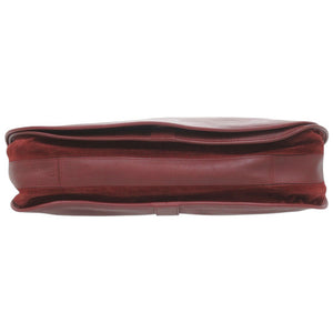 美品 カルティエ マスト レザー ボルドー ショルダーバッグ 赤 0964【中古】CARTIER