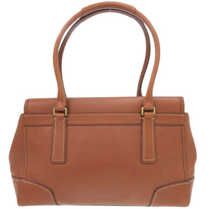 美品 コーチ ロゴ 11048 レザー ブラウン ハンドバッグ トートバッグ 茶 0993【中古】COACH