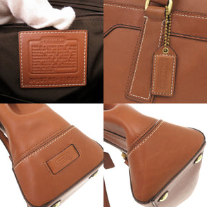 美品 コーチ ロゴ 11048 レザー ブラウン ハンドバッグ トートバッグ 茶 0993【中古】COACH