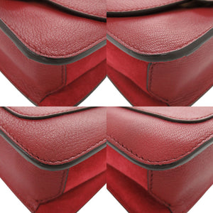 美品 クロエ ミリー レザー レッド チェーンショルダー ショルダーバッグ 赤 1031【中古】Chloe