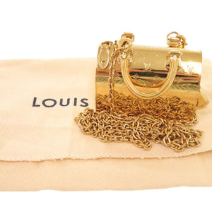 美品 ルイ ヴィトン マイクロ スピーディ ケース M00561 メタル ゴールド ネックレス アクセサリーLV 1070【中古】LOUIS VUITTON