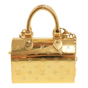 美品 ルイ ヴィトン マイクロ スピーディ ケース M00561 メタル ゴールド ネックレス アクセサリーLV 1070【中古】LOUIS VUITTON