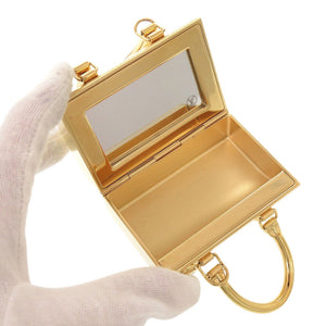 美品 ルイ ヴィトン マイクロ スピーディ ケース M00561 メタル ゴールド ネックレス アクセサリーLV 1070【中古】LOUIS VUITTON