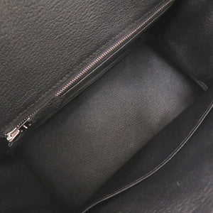 未使用 エルメス バーキン25 トゴ ブラック シルバー金具 K刻印(2025年製) ハンドバッグ 黒 1111【中古】HERMES