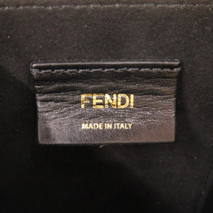 美品 フェンディ 縦型ボックス 7VA519 レザー イエロー ショルダーバッグ 1115【中古】FENDI