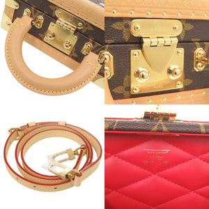 新品同様 ルイ ヴィトン × 村上隆 ミニ スクエア トランク チェリー モノグラム M14040 IC ハンドバッグ LV 1147【中古】LOUIS VUITTON × TM