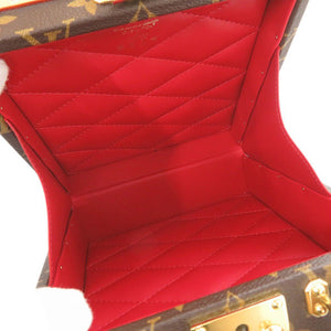 新品同様 ルイ ヴィトン × 村上隆 ミニ スクエア トランク チェリー モノグラム M14040 IC ハンドバッグ LV 1147【中古】LOUIS VUITTON × TM