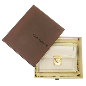 美品 ルイ ヴィトン アンセパラーブル スハリ M91937 レザー ホワイト コインケース 財布 白 LV 1168【中古】LOUIS VUITTON