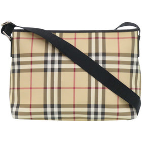 バーバリー ノバチェック PVC ベージュ ショルダーバッグ 1186【中古】BURBERRY
