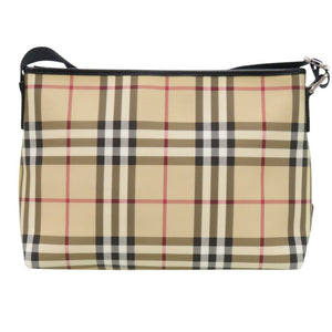 バーバリー ノバチェック PVC ベージュ ショルダーバッグ 1186【中古】BURBERRY