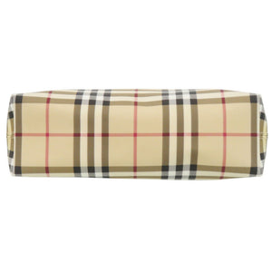 バーバリー ノバチェック PVC ベージュ ショルダーバッグ 1186【中古】BURBERRY