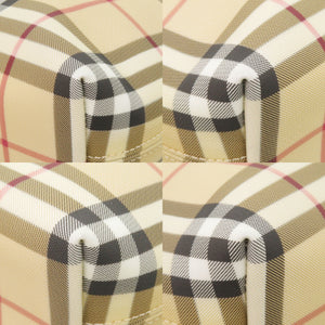 バーバリー ノバチェック PVC ベージュ ショルダーバッグ 1186【中古】BURBERRY