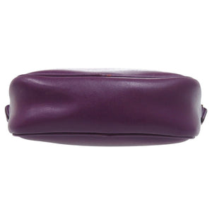 美品 サルヴァトーレフェラガモ ヴァラリボン レザー パープル ショルダーバッグ 1188【中古】Salvatore Ferragamo
