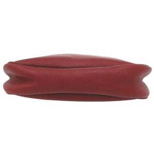 美品 サルヴァトーレフェラガモ ガンチーニ レザー レッド ショルダーバッグ 赤 1190【中古】Salvatore Ferragamo