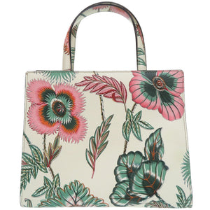美品 サルヴァトーレフェラガモ ヴァラリボン フラワー 2WAY ハンドバッグ レザー マルチカラー 1194【中古】Salvatore Ferragamo