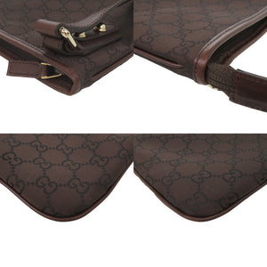 美品 グッチ 257246 GGスプリーム ブラウン ショルダーバッグ 茶 1222 【中古】GUCCI