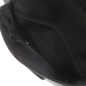 バーバリー チェック柄 PVC ブラック ボディバッグ 黒 1228【中古】BURBERRY メンズ