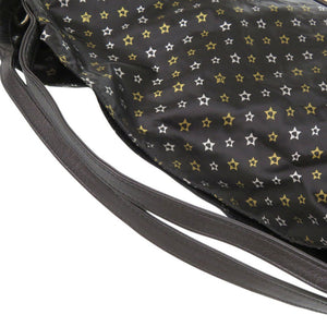 美品 ジミーチュウ ナイロン ブラック トートバッグ 黒 1236【中古】JIMMY CHOO