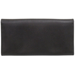 美品 サルヴァトーレフェラガモ ヴァラリボン IR-22A994 レザー ブラック 長財布 黒 1258【中古】Salvatore Ferragamo