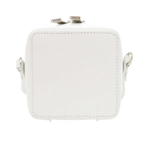 美品 サルヴァトーレフェラガモ 2WAY バニティバッグ レザー ホワイト ハンドバッグ 白 1259【中古】Salvatore Ferragamo