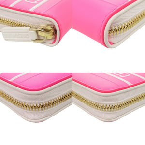 美品 クリスチャンディオール 43-MA-0232 レザー ピンク コインケース カードケース 財布 1296【中古】Christian Dior