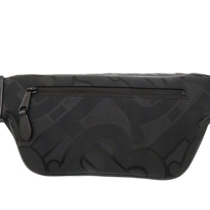 バーバリー TB ロゴ 8043707 ポリエステル ブラック ボディバッグ 黒 1320【中古】BURBERRY