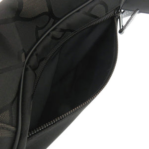バーバリー TB ロゴ 8043707 ポリエステル ブラック ボディバッグ 黒 1320【中古】BURBERRY
