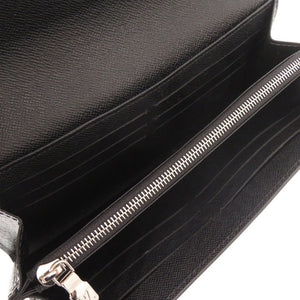 美品 ルイ ヴィトン ポルトフォイユ サラ エピデニム M61649 ブルー 長財布 LV 1341【中古】LOUIS VUITTON