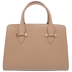 サルヴァトーレフェラガモ Today Leather Satchel ハンドバッグ 2WAY ショルダーバッグ レザー ベージュ 1359【中古】Salvatore Ferragamo