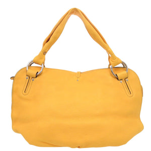 セリーヌ ビタースウィート 162863 レザー イエロー ハンドバッグ 1365【中古】CELINE