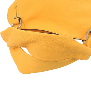 セリーヌ ビタースウィート 162863 レザー イエロー ハンドバッグ 1365【中古】CELINE