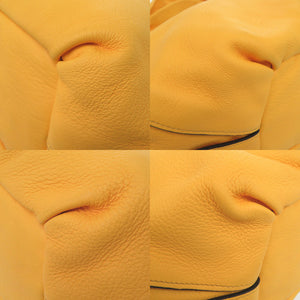 セリーヌ ビタースウィート 162863 レザー イエロー ハンドバッグ 1365【中古】CELINE