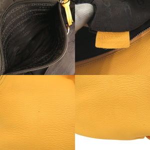 セリーヌ ビタースウィート 162863 レザー イエロー ハンドバッグ 1365【中古】CELINE