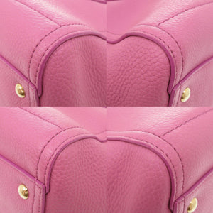 美品 サルヴァトーレフェラガモ ガンチーニ レザー ピンク 2WAY ハンドバッグ ショルダーバッグ 1368【中古】Salvatore Ferragamo