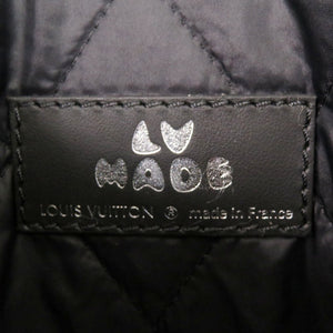 新品同様 ルイ ヴィトン × NIGO ドリップ トリオ ポーチ モノグラム デニム M81013 IC レザー ブラック ショルダーバッグ 黒 LV 1372【中古】LOUIS VUITTON