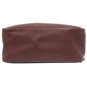 美品 サルヴァトーレフェラガモ ガンチーニ レザー ボルドー リュック デイパック 1380【中古】Salvatore Ferragamo