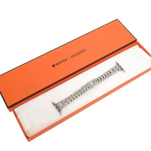 新品同様 エルメス グランH AppleWatch アップルウォッチ 42mm 替えベルト SS シルバー 1408【中古】HERMES