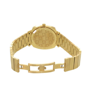 未使用 グッチ グリップ GRIP 157.4 YA157403 SS ゴールド クオーツ 腕時計 1414【中古】GUCCI