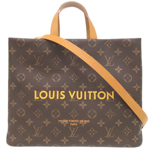 未使用 ルイ ヴィトン ショッパートートMM モノグラム M13928 IC モノグラムレザー トートバッグ LV 1462【中古】LOUIS VUITTON