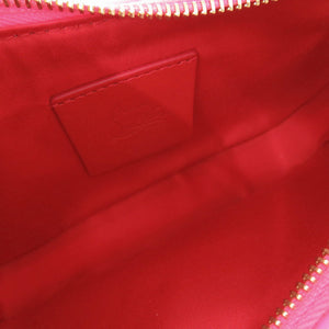 未使用 クリスチャンルブタン ルビラ チェーン ミニ レザー ネオンピンク ショルダーバッグ 1635【中古】Christian Louboutin