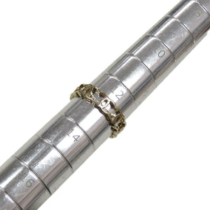 新品同様 シャネル ココマーク ロゴ リング AB6413 13号 リング 指輪 金 1661【中古】CHANEL