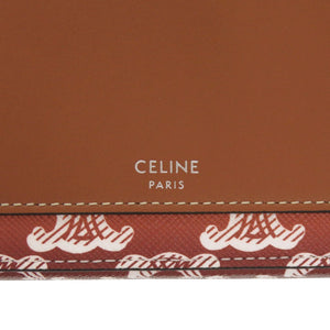 新品同様 セリーヌ ホリゾンタルポーチ トリオンフキャンバス サンセット マルチカラー ショルダーバッグ 1683【中古】CELINE