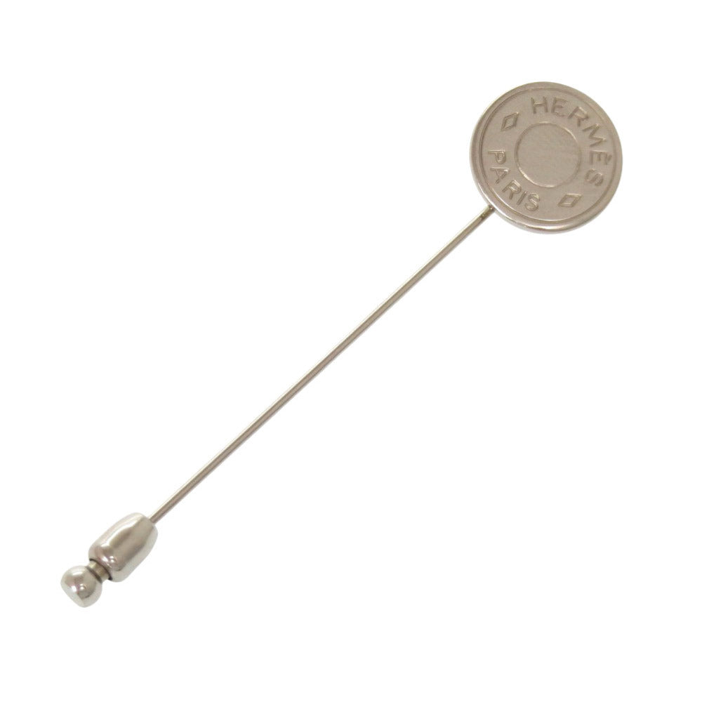 美品 エルメス セリエ ピンブローチ シルバー ブローチ アクセサリー 1703 【中古】 HERMES
