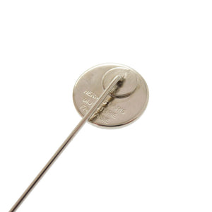 美品 エルメス セリエ ピンブローチ シルバー ブローチ アクセサリー 1703 【中古】 HERMES