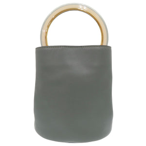 マルニ パニエ SCMP001801 2WAY バケットバッグ レザー ベージュ 0019【中古】MARNI