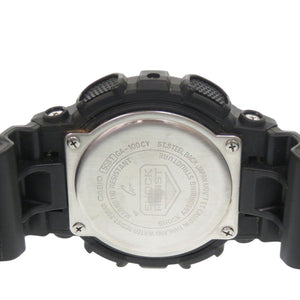 美品 カシオ G-SHOCK GA-100CY-1AJF クオーツ アナログ デジタル 腕時計 樹脂 ブラック 黒文字盤 Gショック 0043【中古】CASIO