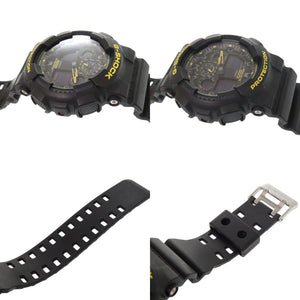 美品 カシオ G-SHOCK GA-100CY-1AJF クオーツ アナログ デジタル 腕時計 樹脂 ブラック 黒文字盤 Gショック 0043【中古】CASIO