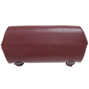 美品 カルティエ マストライン レザー ボルドー リュック デイパック 0083【中古】CARTIER