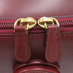 美品 カルティエ マストライン レザー ボルドー リュック デイパック 0083【中古】CARTIER