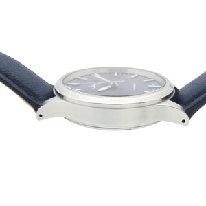 新品同様 ジン 自動巻き 556.I.B 腕時計 ステンレススチール/レザー ブルー 0120【中古】Sinn メンズ